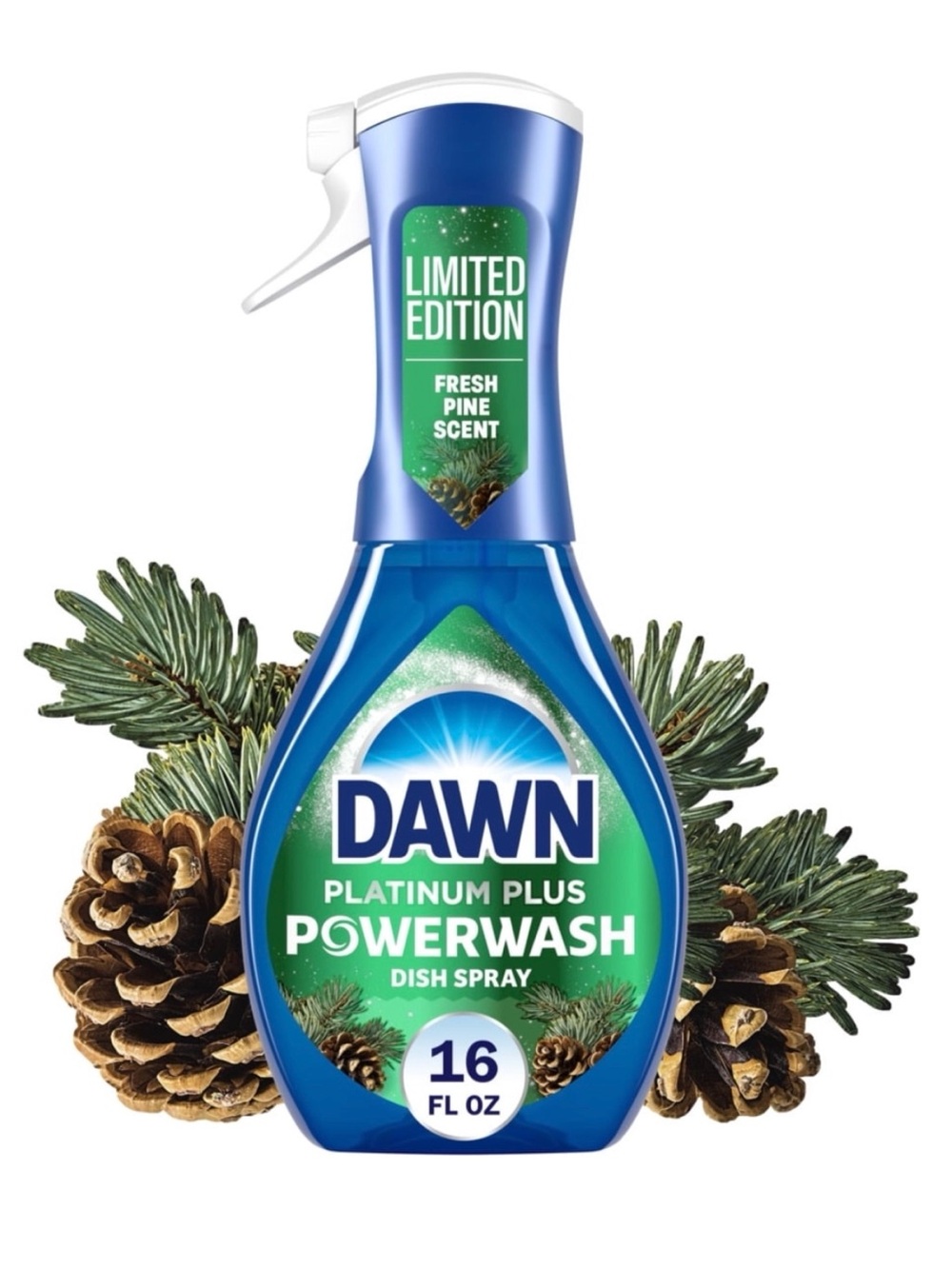 🎊 $7 Dawn Platinum Plus Powerwash Dish Spray in Fresh Pine ~ Limited Edition